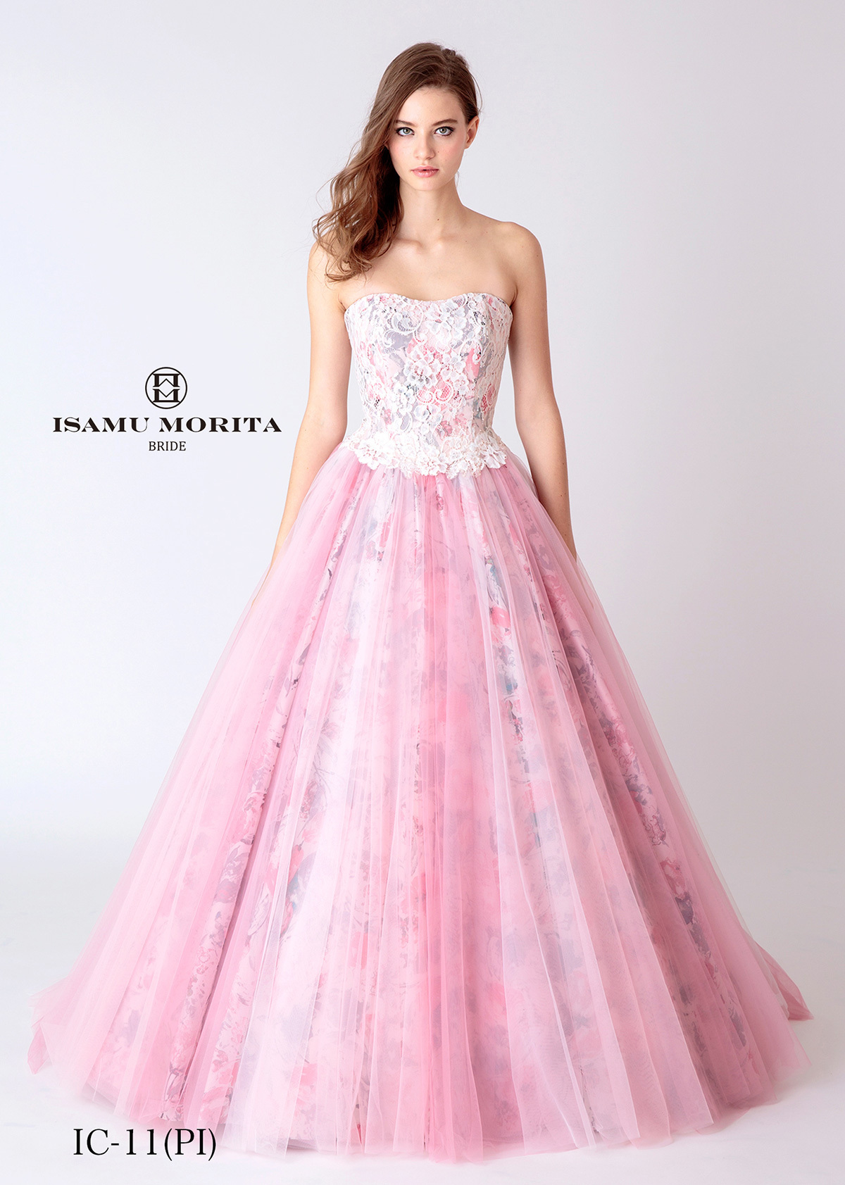 静岡市・富士市・沼津市のドレス専門店フィーノのカラードレス、イサムモリタMK-09Pの画像1