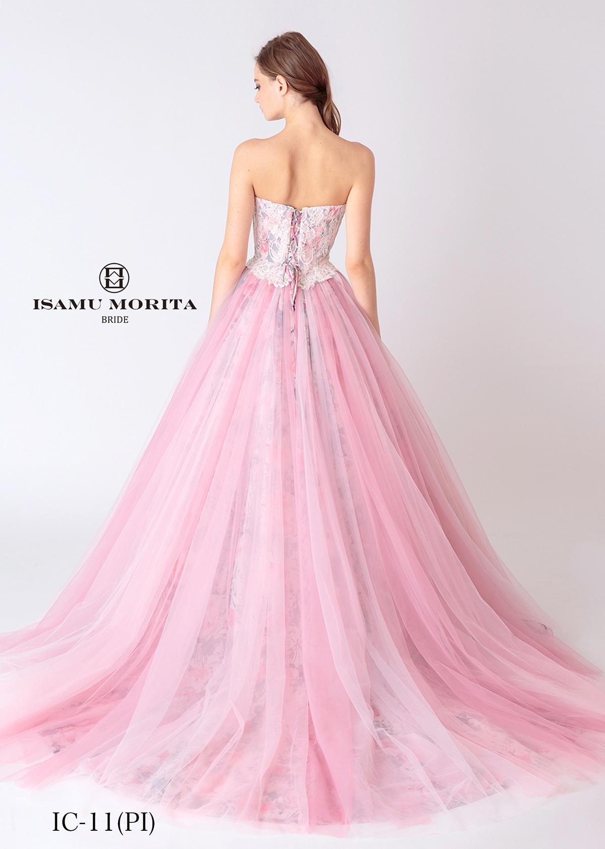 静岡市・富士市・沼津市のドレス専門店フィーノのカラードレス、イサムモリタMK-09Pの画像2