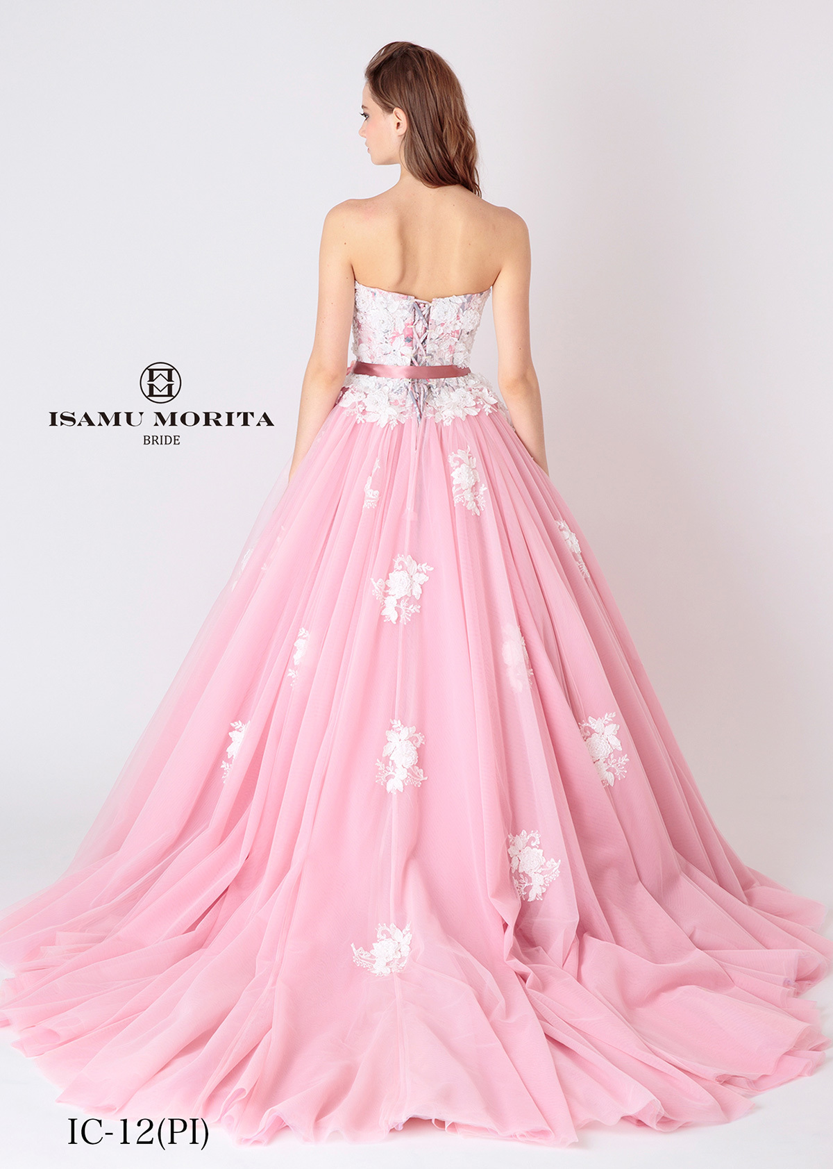 静岡市・富士市・沼津市のドレス専門店フィーノのカラードレス、イサムモリタMK-07の画像2