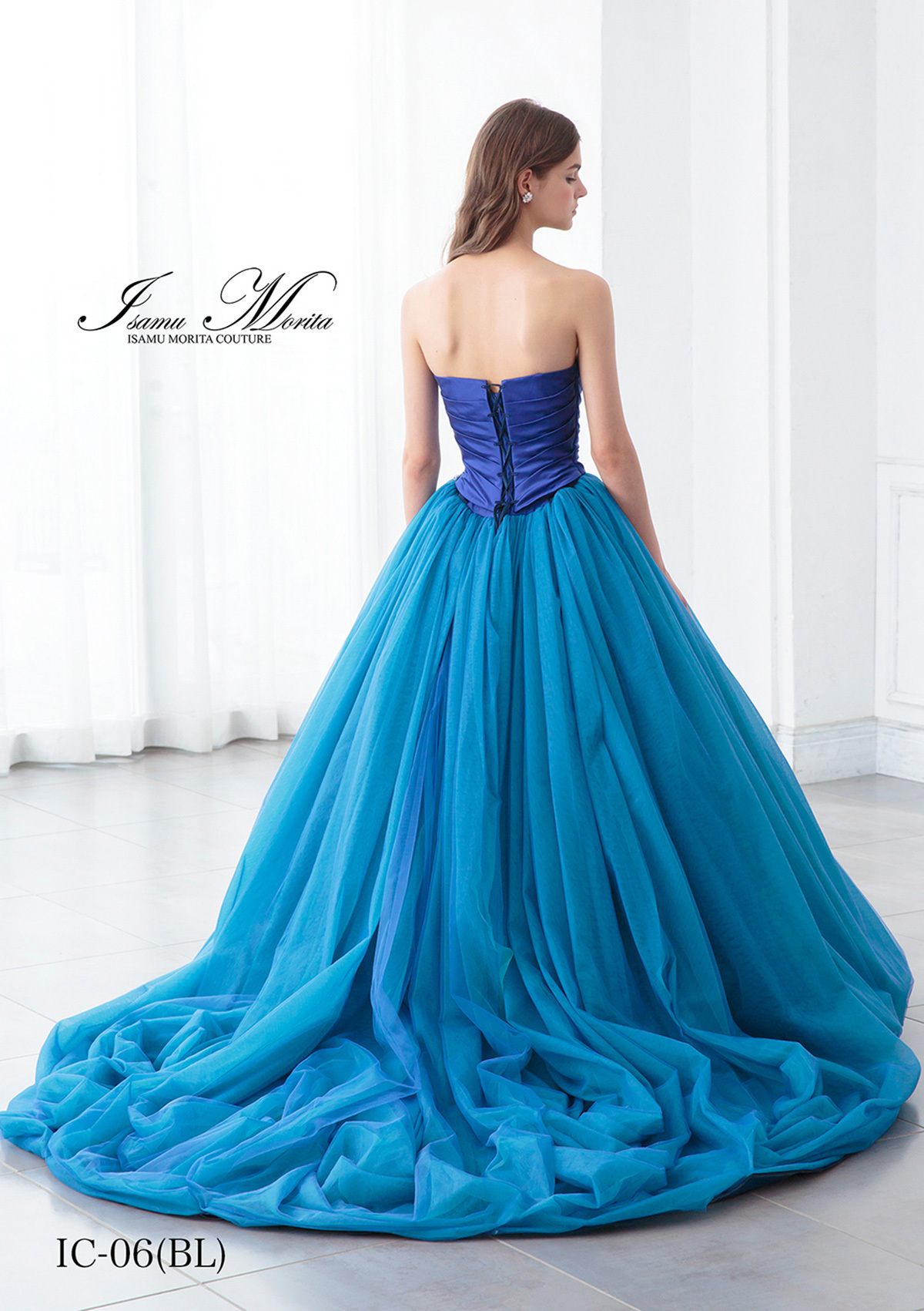 静岡市・富士市・沼津市のドレス専門店フィーノのカラードレス、イサムモリタMK-06の画像2