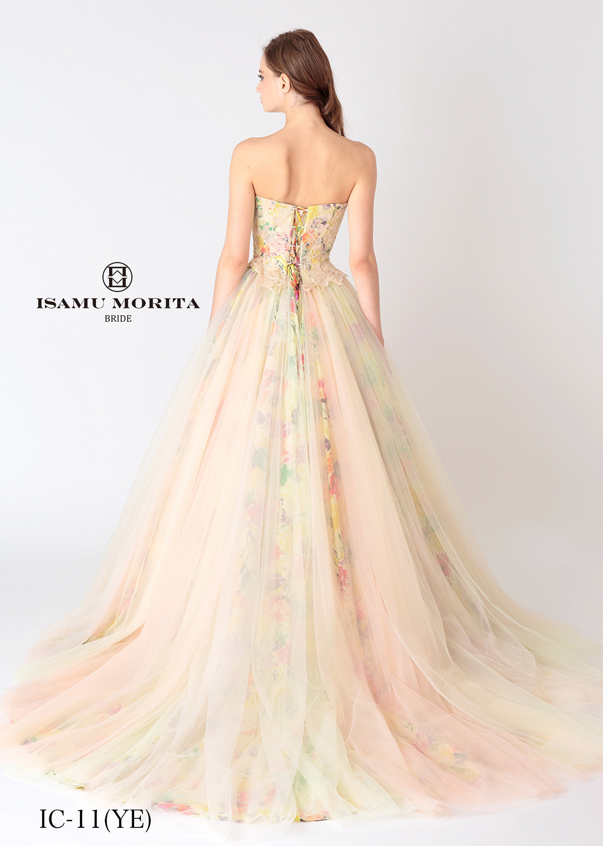 静岡市・富士市・沼津市のドレス専門店フィーノのカラードレス、イサムモリタMK-09YEの画像2