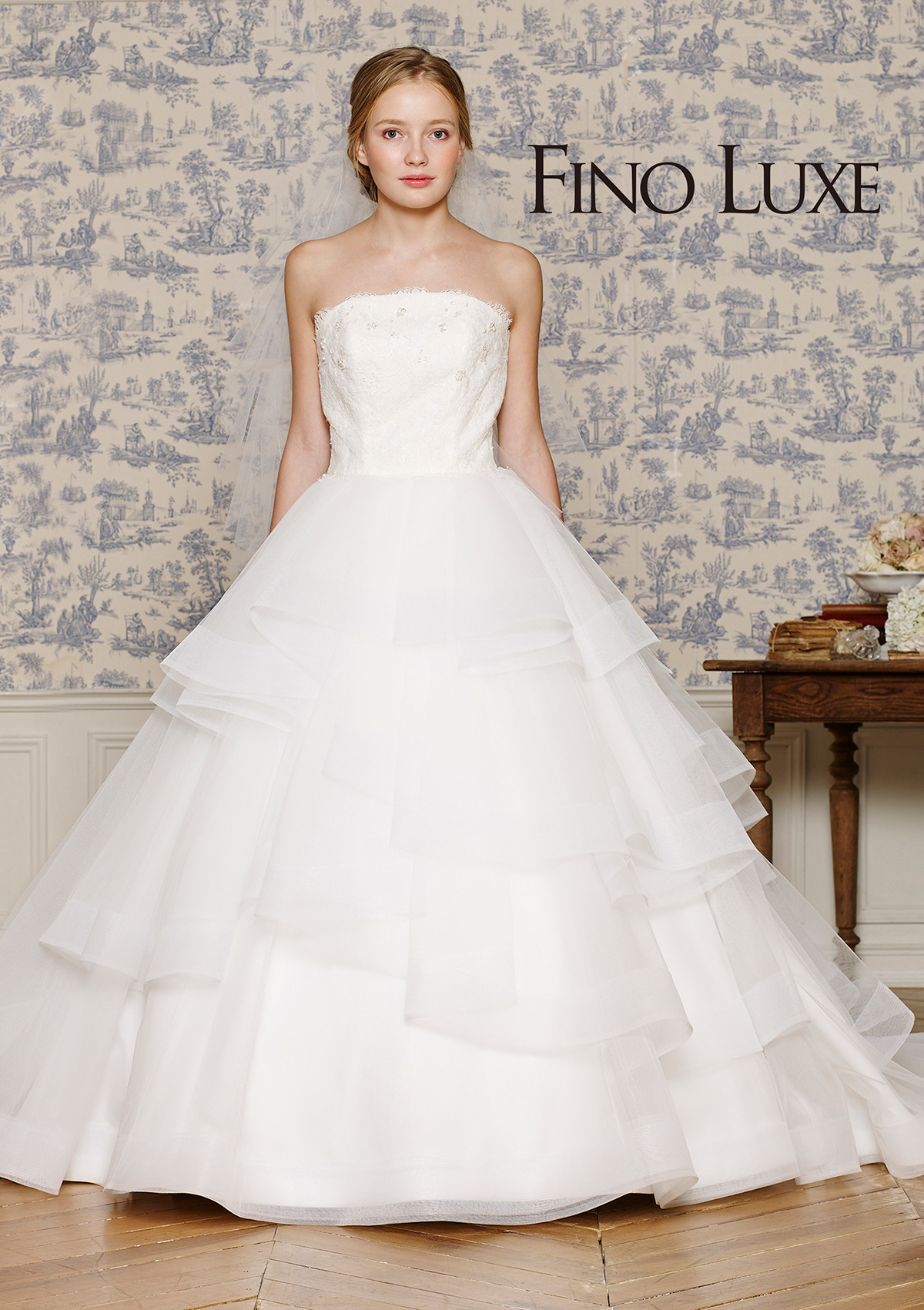 静岡市・富士市・沼津市のドレス専門店フィーノのウエディングドレス、フィーノリュクスFL-33の画像1