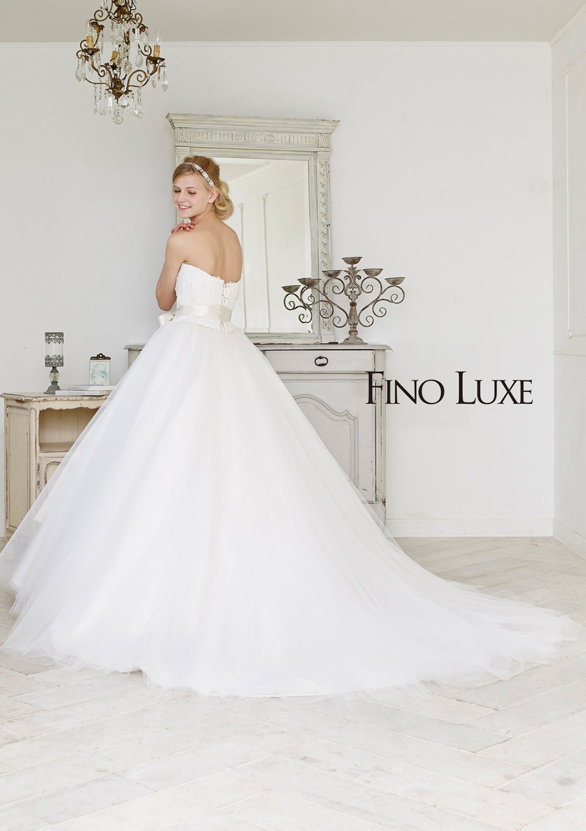 静岡市・富士市・沼津市のドレス専門店フィーノのウエディングドレス、フィーノリュクスFL-32の画像2