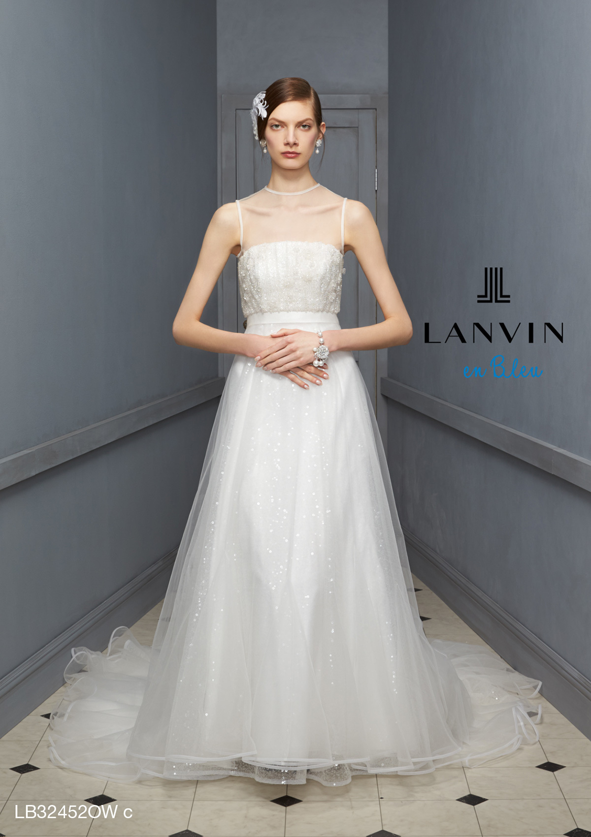 静岡市・富士市・沼津市のドレス専門店フィーノのウエディングドレス、ランバンLB-32452の画像1