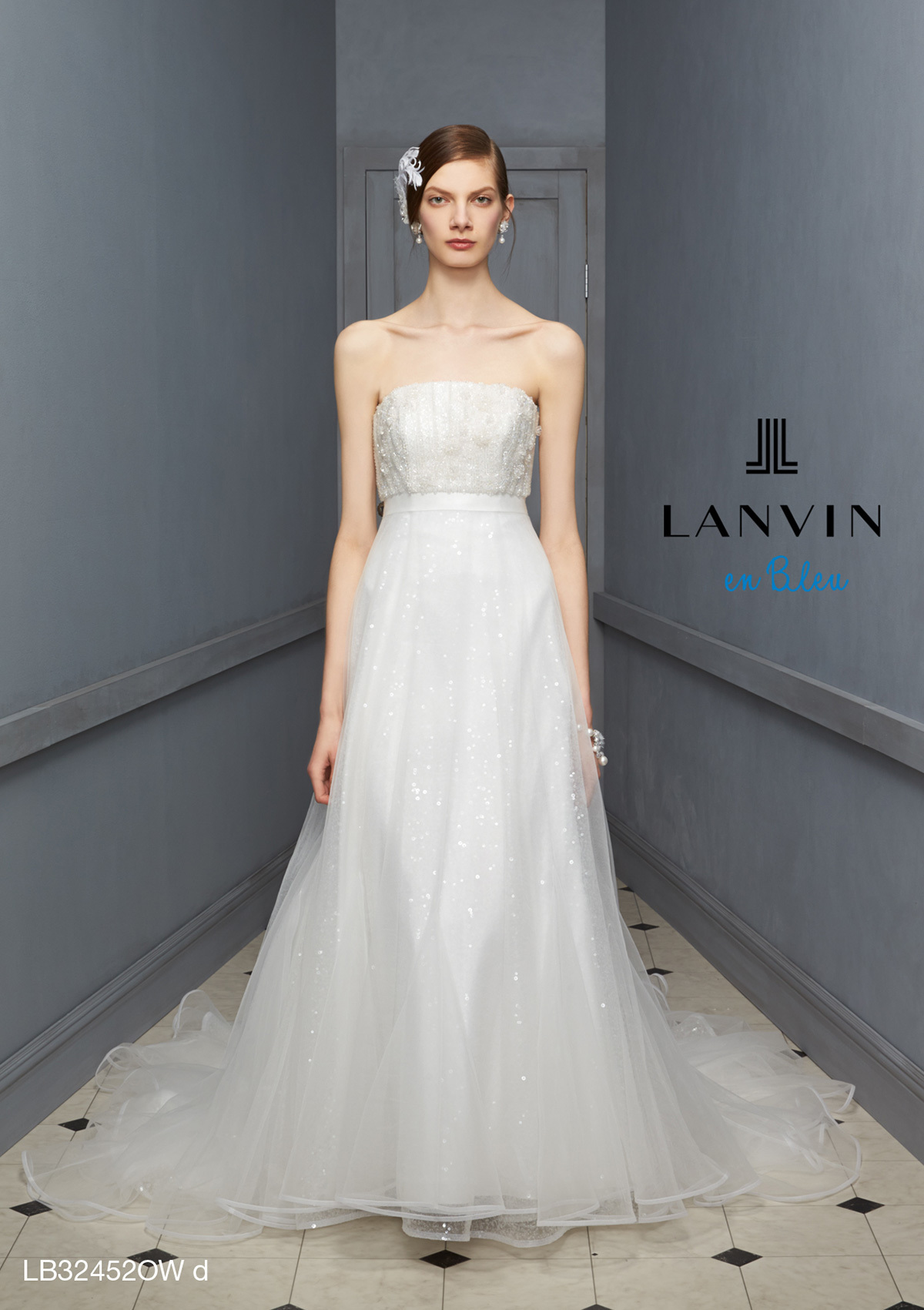 静岡市・富士市・沼津市のドレス専門店フィーノのウエディングドレス、ランバンLB-32452の画像2