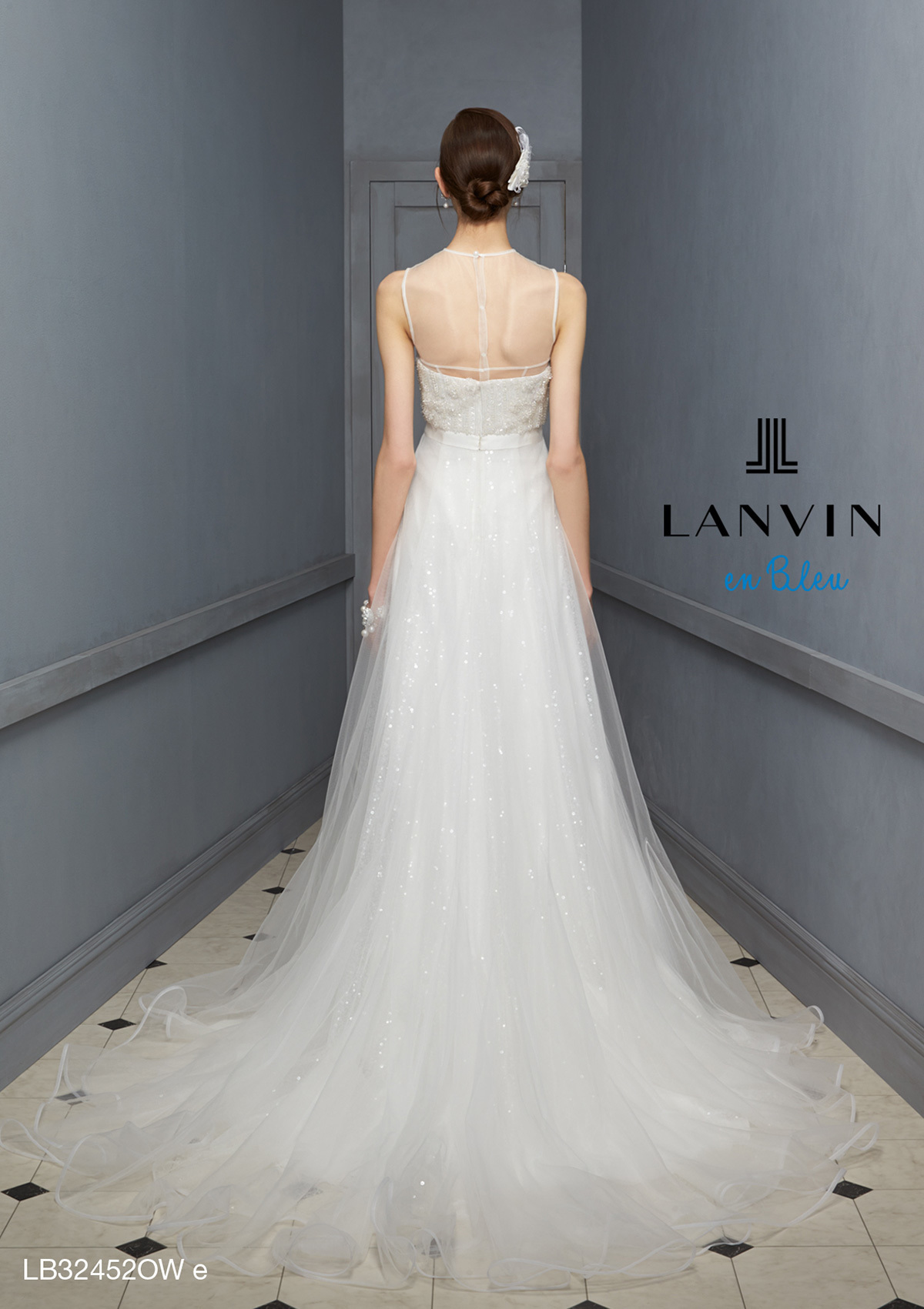 静岡市・富士市・沼津市のドレス専門店フィーノのウエディングドレス、ランバンLB-32452の画像3