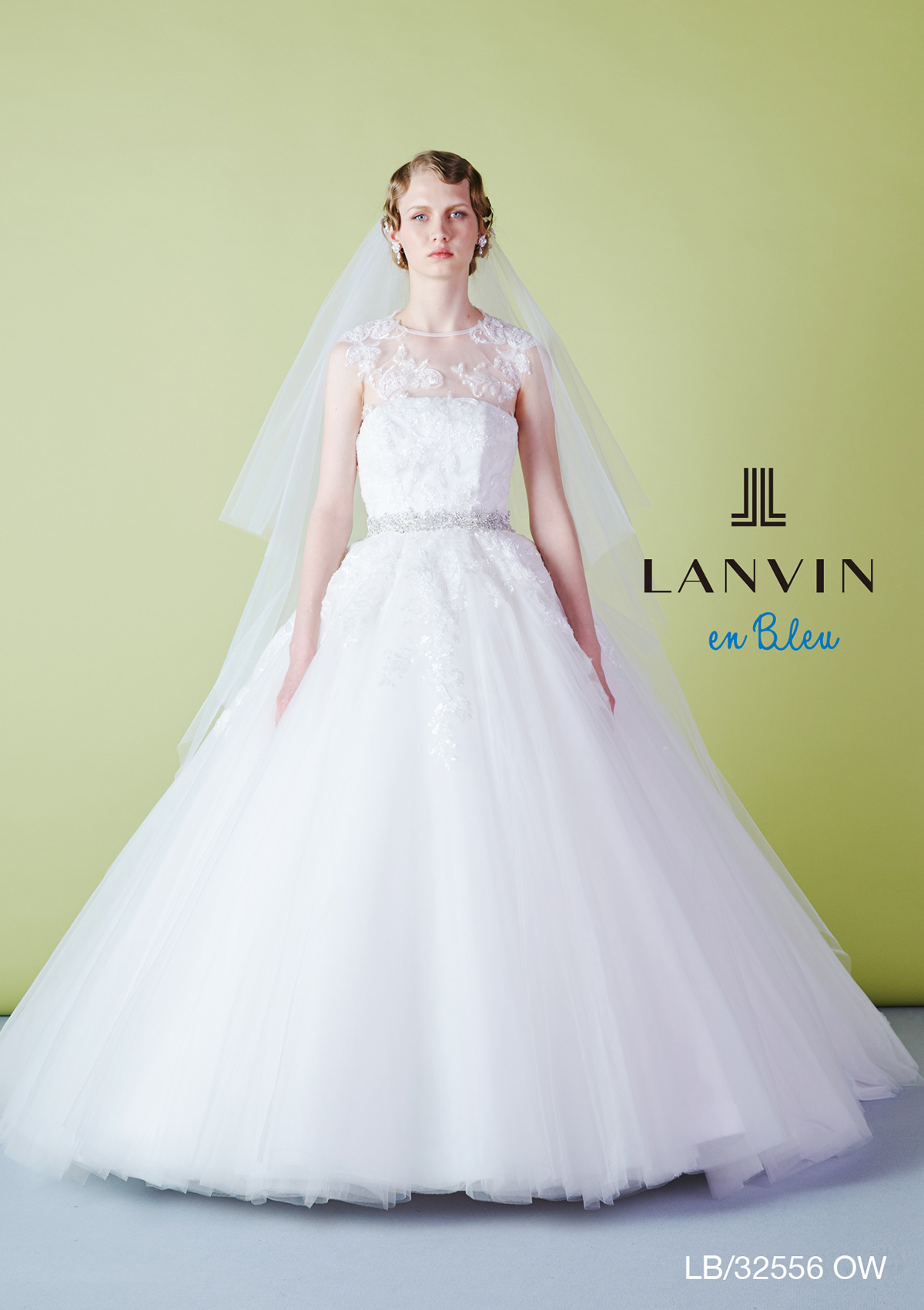 静岡市・富士市・沼津市のドレス専門店フィーノのウエディングドレス、ランバンLB-32556の画像1