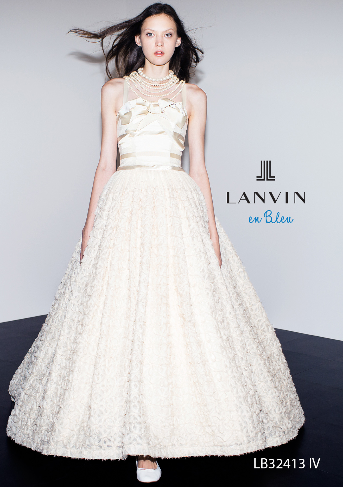 静岡市・富士市・沼津市のドレス専門店フィーノのウエディングドレス、ランバンLB-32413の画像1