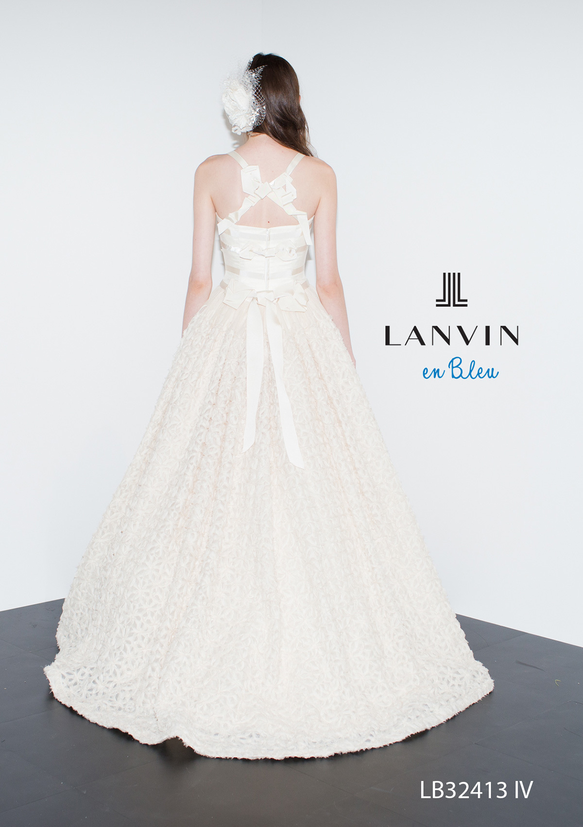 静岡市・富士市・沼津市のドレス専門店フィーノのウエディングドレス、ランバンLB-32413の画像2