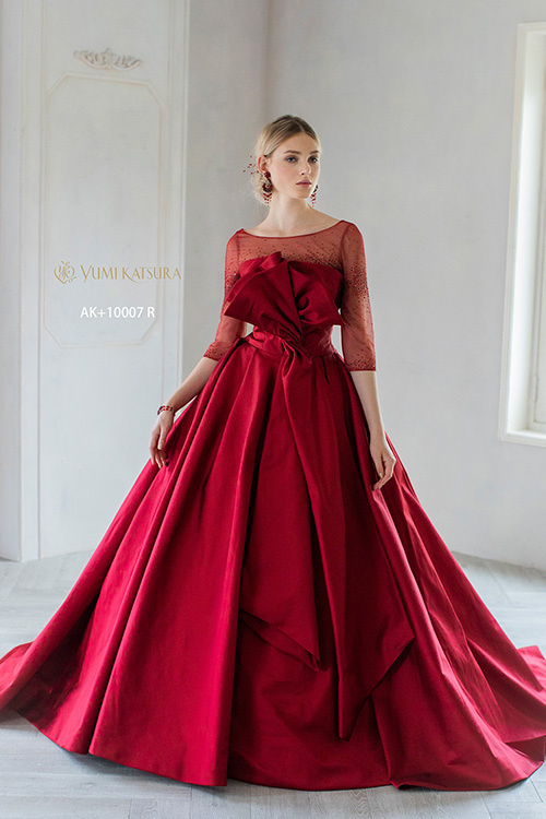 静岡市・富士市・沼津市のドレス専門店フィーノのカラードレス、桂由美AK-10007RE