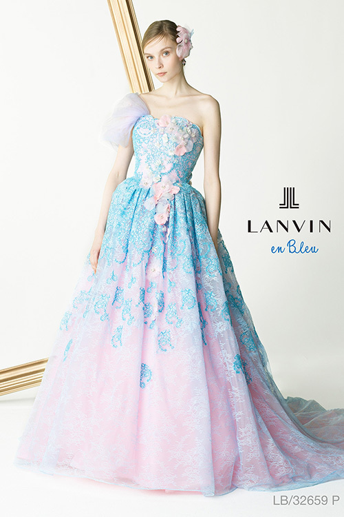 静岡市・富士市・沼津市のドレス専門店フィーノのカラードレス、LANVIN(ランバン)LB-32659BL