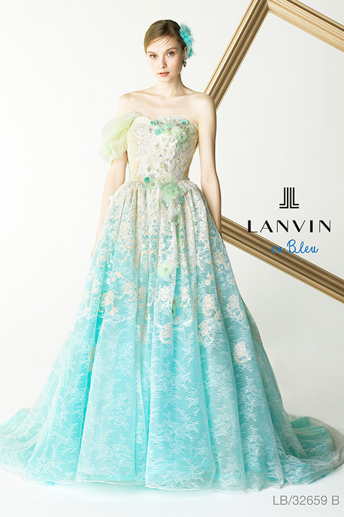 静岡市・富士市・沼津市のドレス専門店フィーノのカラードレス、LANVIN(ランバン)LB-32659GR