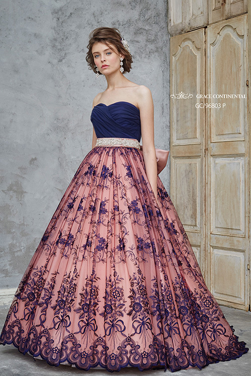 静岡市・富士市・沼津市のドレス専門店フィーノのカラードレス、GRACE CONTINENTAL（グレースコンチネンタル）GC-96803NB