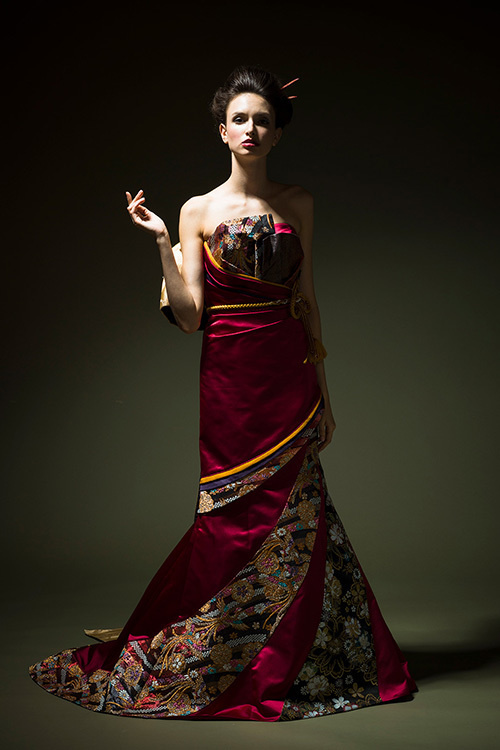 静岡市・富士市・沼津市のドレス専門店フィーノのカラードレス、ATSUのATSU-002（ジャーマリー)