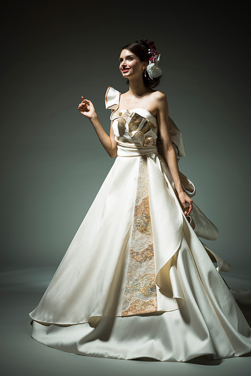 静岡市・富士市・沼津市のドレス専門店フィーノのカラードレス、ATSUのATSU-003（ジャスティン）