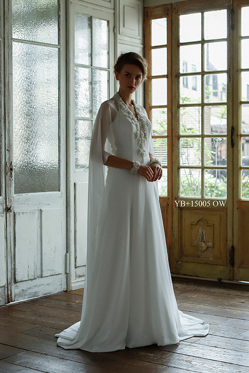 静岡市・富士市・沼津市のドレス専門店フィーノのウエディングドレス、桂由美YB-15004の画像