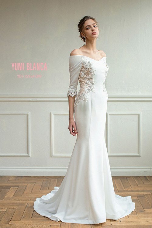 静岡市・富士市・沼津市のドレス専門店フィーノのウエディングドレス、桂由美YB-15954