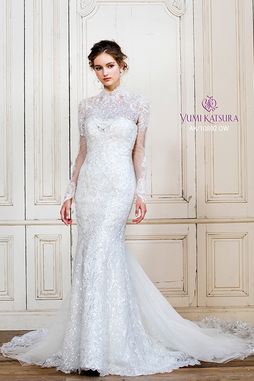 静岡市・富士市・沼津市のドレス専門店フィーノのウエディングドレス、桂由美AK-10802