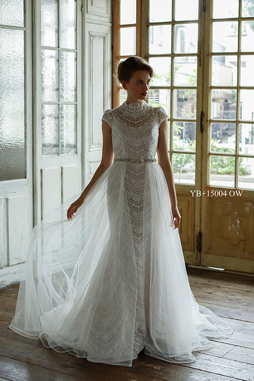 静岡市・富士市・沼津市のドレス専門店フィーノのウエディングドレス、桂由美YB-15004の画像