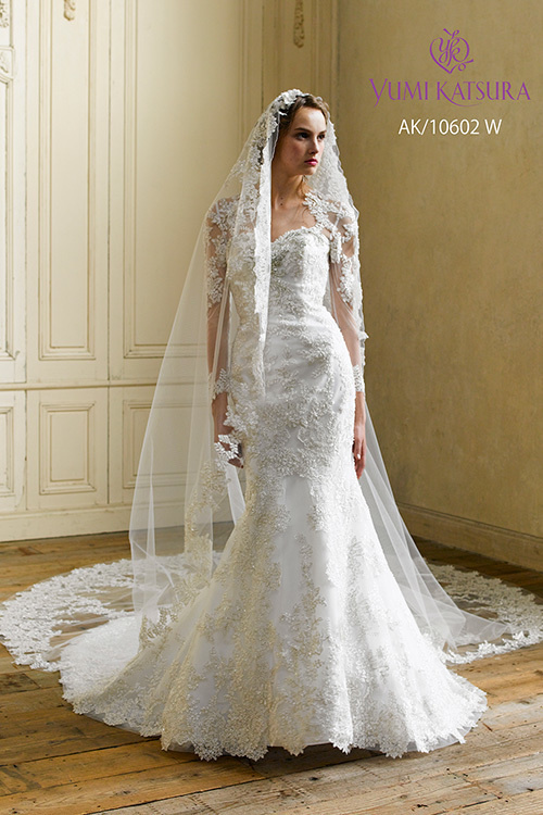 静岡市・富士市・沼津市のドレス専門店フィーノのウエディングドレス、桂由美AK-10602の画像