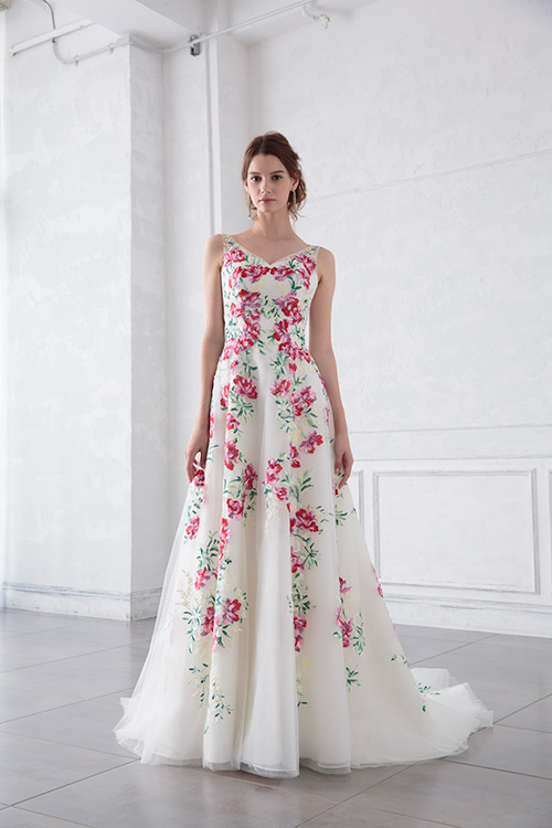 静岡市・富士市・沼津市のドレス専門店フィーノのカラードレス、イサムモリタIN-08の画像