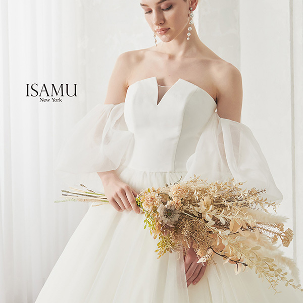 静岡･富士市･沼津レンタルドレスショップ、フィーノの新作ドレス情報「イサムモリタIN-121」へリンク