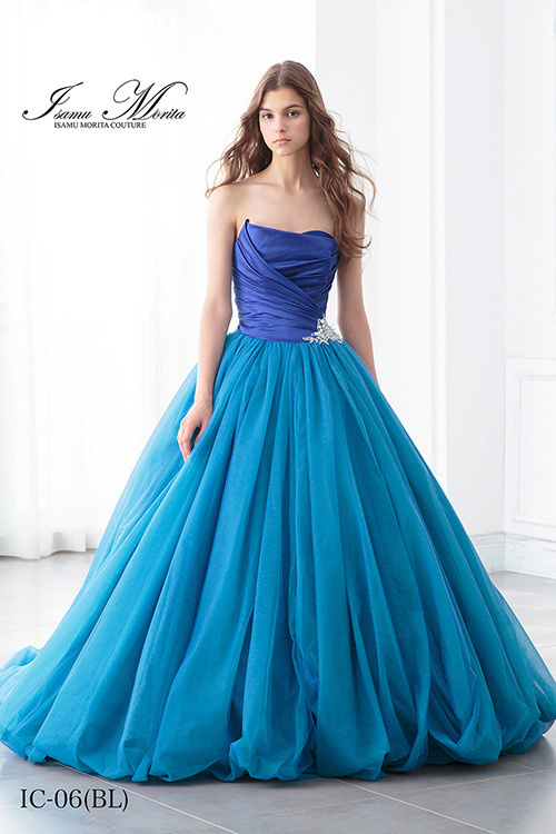 静岡市・富士市・沼津市のドレス専門店フィーノのカラードレス、イサムモリタMK-06の画像