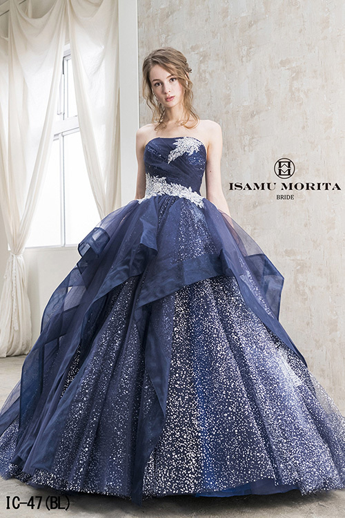 静岡市・富士市・沼津市のドレス専門店フィーノのカラードレス、イサムモリタIC-47NB