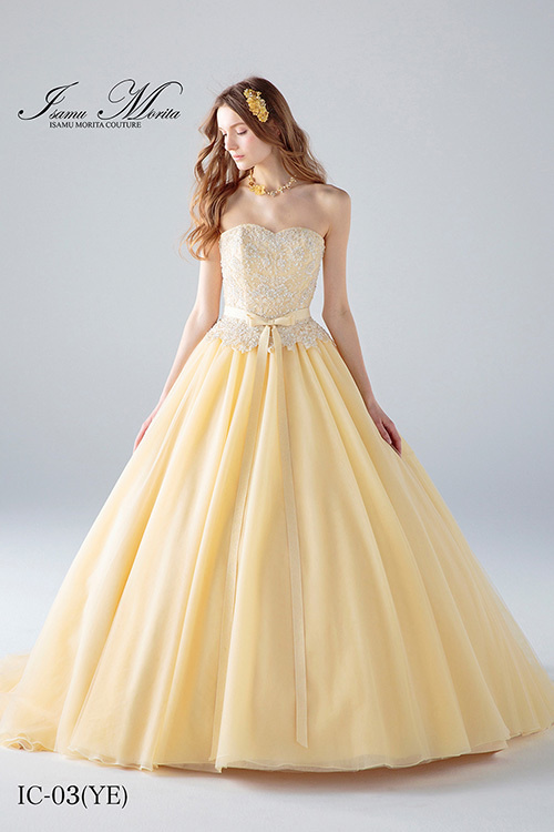 静岡市・富士市・沼津市のドレス専門店フィーノのカラードレス、イサムモリタMK-04の画像