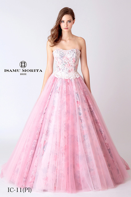 静岡市・富士市・沼津市のドレス専門店フィーノのカラードレス、イサムモリタMK-09Pの画像