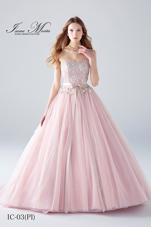 静岡市・富士市・沼津市のドレス専門店フィーノのカラードレス、イサムモリタMK-03の画像