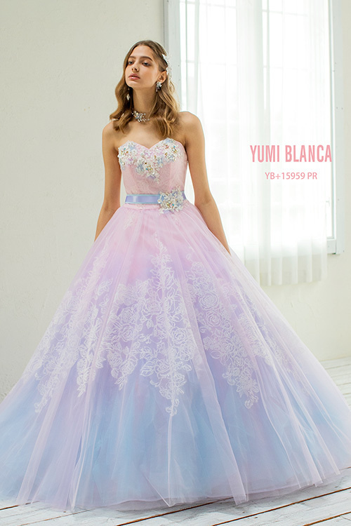 静岡市・富士市・沼津市のドレス専門店フィーノのカラードレス、桂由美YB-15959の画像