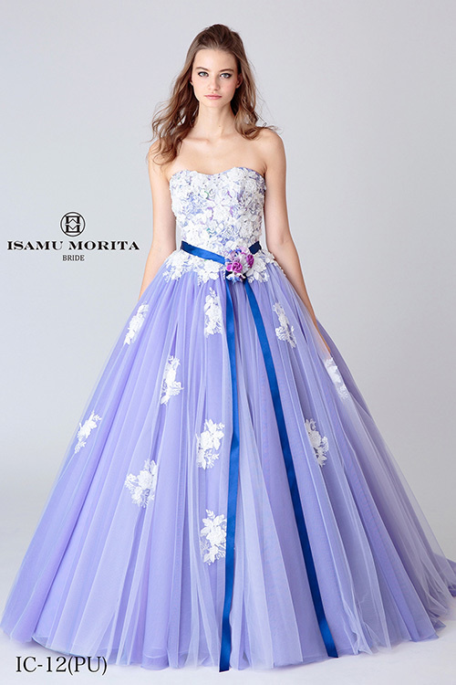 静岡市・富士市・沼津市のドレス専門店フィーノのカラードレス、イサムモリタMK-08の画像