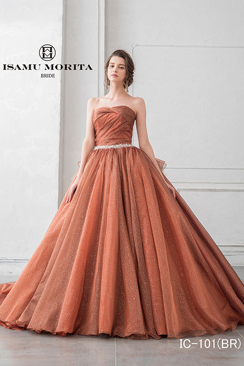 静岡市・富士市・沼津市のドレス専門店フィーノのカラードレス、イサムモリタIC-101BR