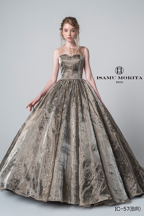 静岡市・富士市・沼津市のドレス専門店フィーノのカラードレス、イサムモリタIC-57の画像