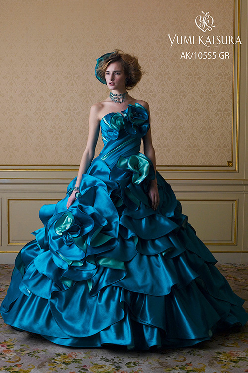 静岡市・富士市・沼津市のドレス専門店フィーノのカラードレス、桂由美AK-10555の画像