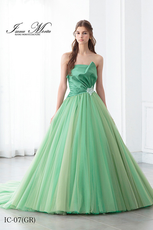 静岡市・富士市・沼津市のドレス専門店フィーノのカラードレス、イサムモリタMK-05の画像