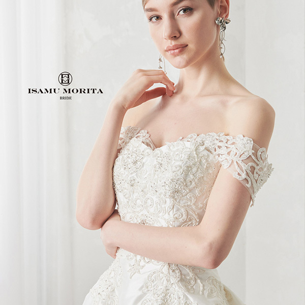 静岡･富士市･沼津レンタルドレスショップ、フィーノの新作ドレス情報「イサムモリタIN-121」へリンク