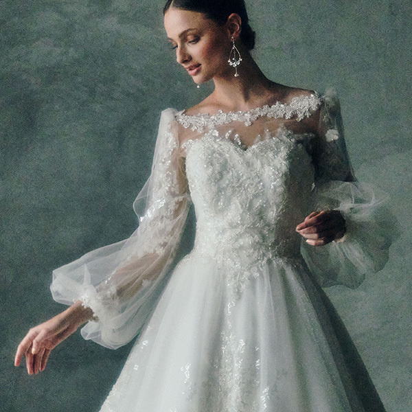 静岡･富士市･沼津レンタルドレスショップ、フィーノの新作ドレス情報「桂由美AK-10203」へリンク