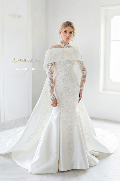 静岡市・富士市・沼津市のドレス専門店フィーノのウエディングドレス、桂由美AK-10002