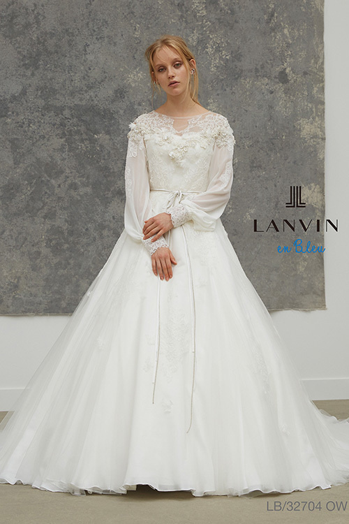 静岡市・富士市・沼津市のドレス専門店フィーノのウエディングドレス、LANVIN(ランバン)LB-32704