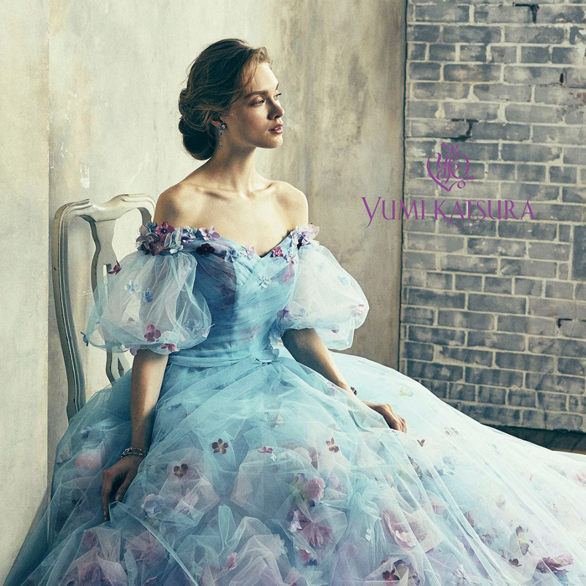 沼津市レンタルドレスショップ・フィーノ沼津店のサマーキャンペーンの桂由美のブルー系ドレス