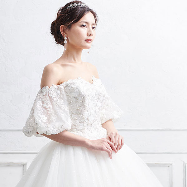 静岡･富士市･沼津レンタルドレスショップ、フィーノの新作ドレス情報「イサムモリタIN-128」へリンク