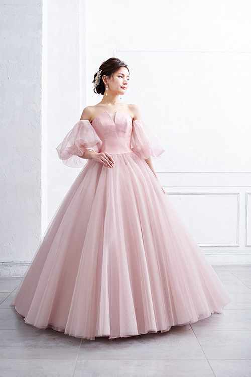 静岡市・富士市・沼津市のドレス専門店フィーノのカラードレス、イサムモリタIC-131Pの画像