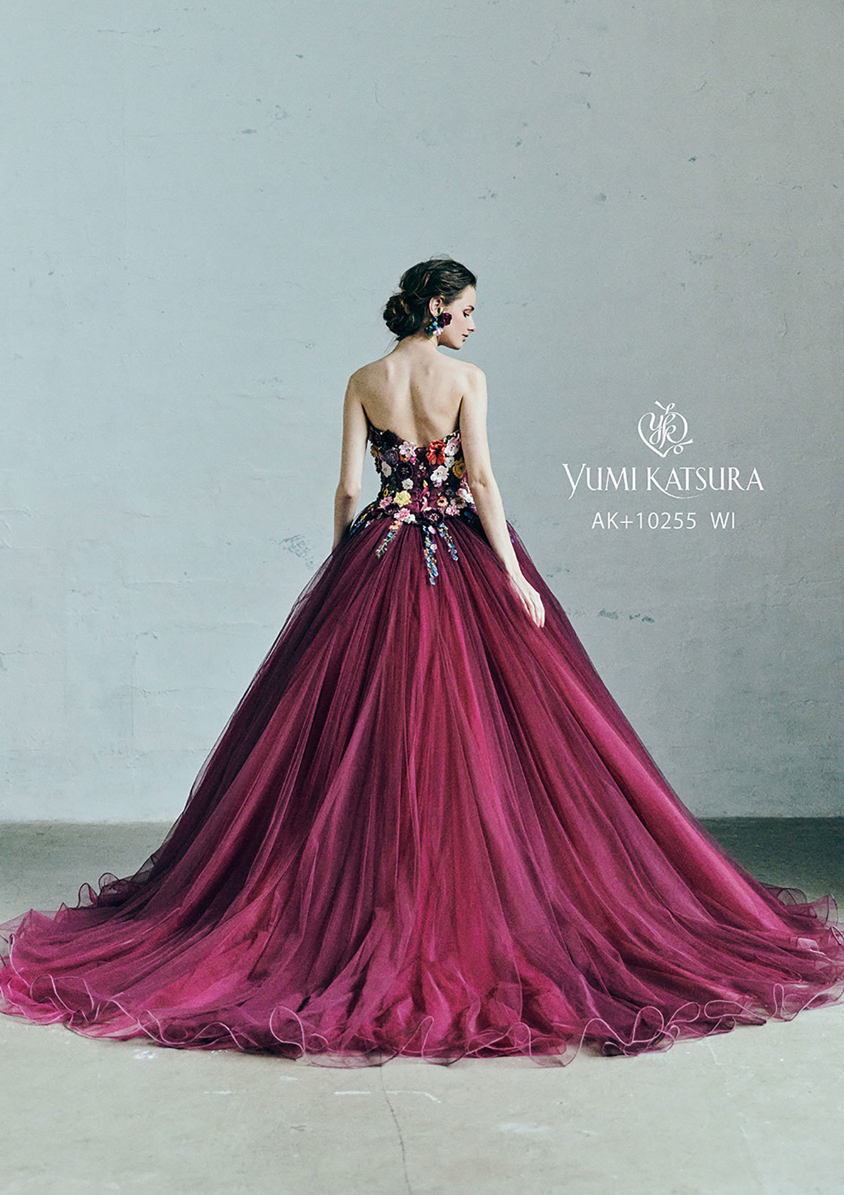 静岡市・富士市・沼津市のドレス専門店フィーノのカラードレス、桂由美AK-10255WIの画像4