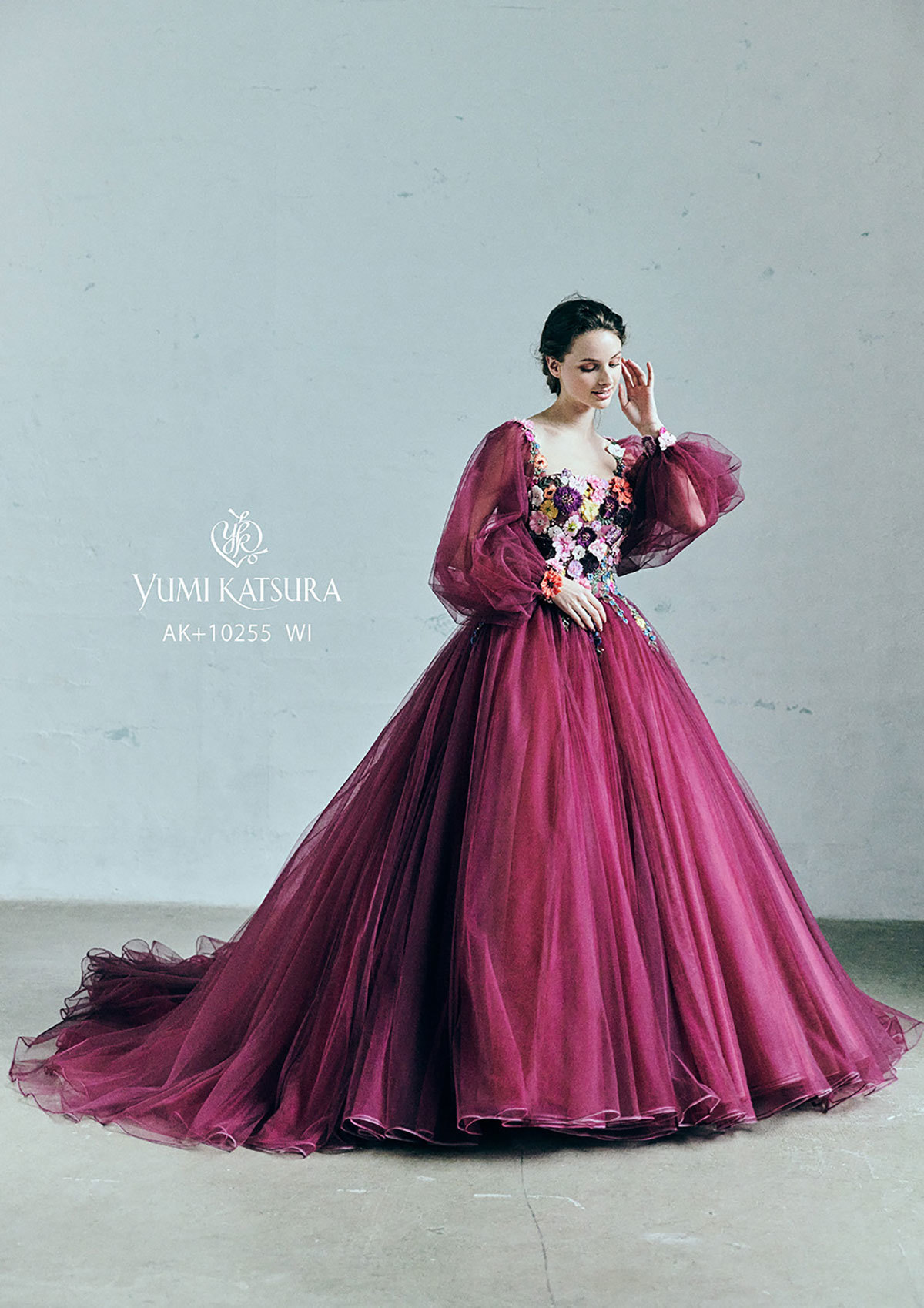 静岡市・富士市・沼津市のドレス専門店フィーノのカラードレス、桂由美AK-10255WIの画像3