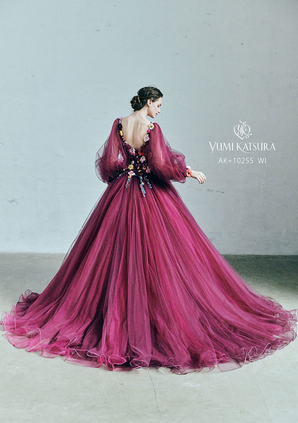 静岡市・富士市・沼津市のドレス専門店フィーノのカラードレス、桂由美AK-10255WIの画像4