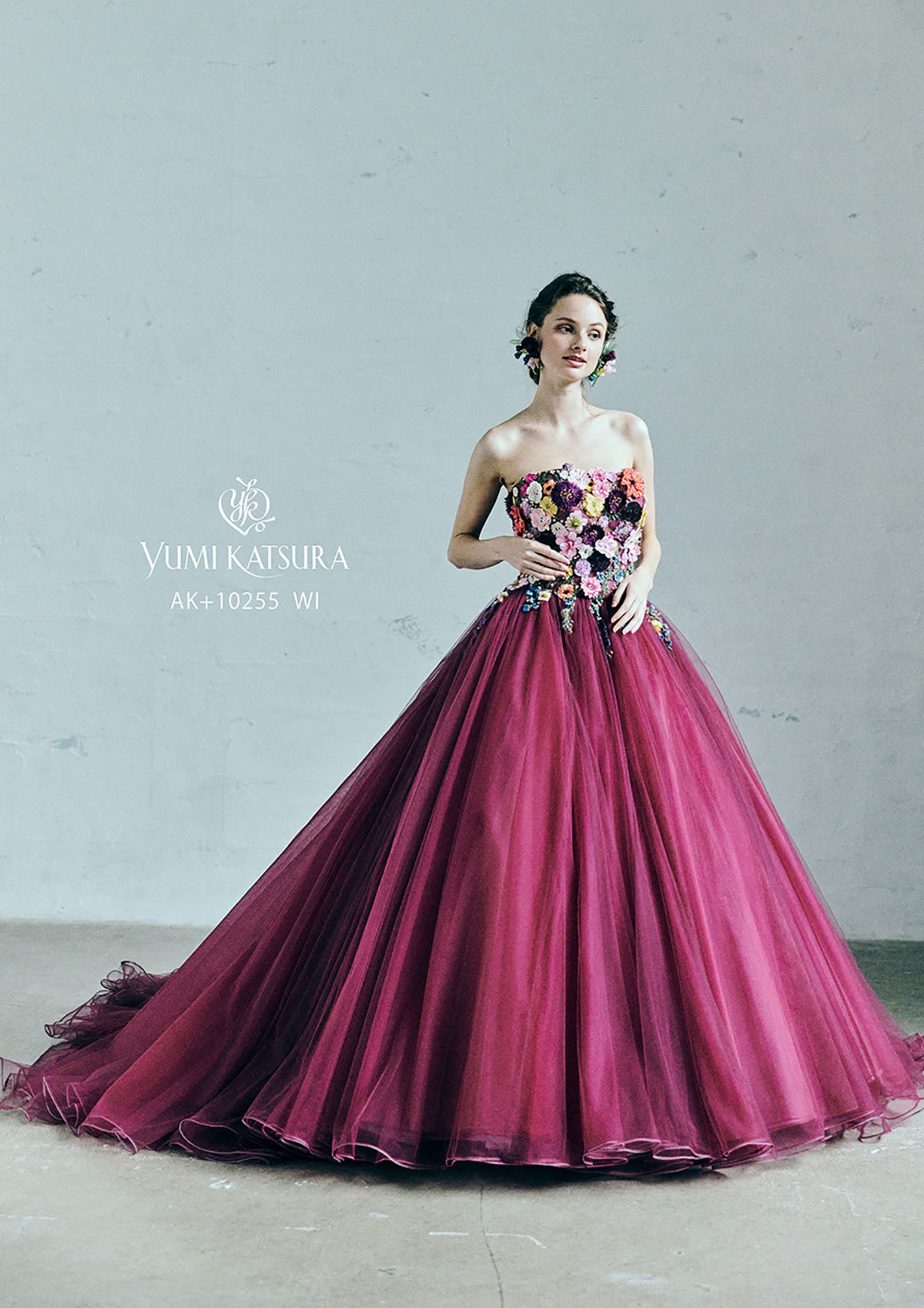 静岡市・富士市・沼津市のドレス専門店フィーノのカラードレス、桂由美AK-10255WIの画像5