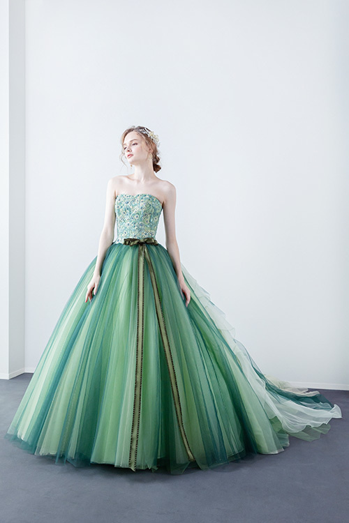 静岡市・富士市・沼津市のドレス専門店フィーノのウエディングドレス、ISAMU MORITA  IC-133GR