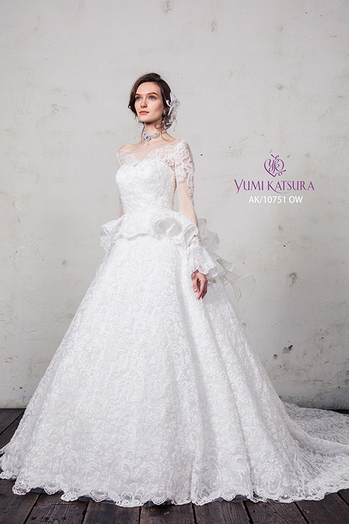 静岡市・富士市・沼津市のドレス専門店フィーノのウエディングドレス、桂由美AK-10751